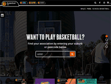 Tablet Screenshot of basketballwa.asn.au